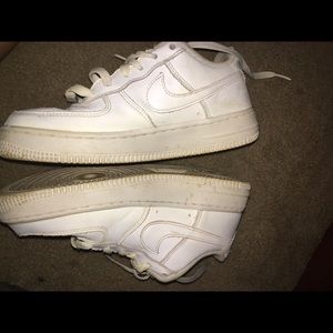 White Custom Nike Air Forces